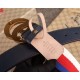Fake Gucci Sylvie Web belt with double G buckle blue 409416 Replica Fake Gucci Sylvie Web belt with double G buckle blue 409416 Replica