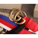 Replica Gucci Sylvie Web belt with double G buckle red 409416 Fake Gucci Sylvie Web belt with double G buckle red 409416 Replica