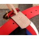Replica Gucci Sylvie Web belt with double G buckle red 409416 Fake Gucci Sylvie Web belt with double G buckle red 409416 Replica