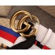 Replica Gucci Sylvie Web belt with double G buckle white 409416 Fake Gucci Sylvie Web belt with double G buckle white 409416 Replica