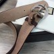 Replica Gucci GG Supreme belt with G buckle beige brown 411924