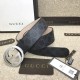 Fake Gucci GG Supreme belt with G buckle black 411924 Replica