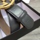 Fake Gucci Signature belt with G buckle Grey 411924 Replica