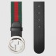 Replica Gucci Web belt with G buckle black 411924