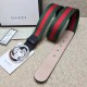 Replica Gucci Web belt with G buckle black 411924