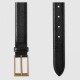Replica Gucci belt with rectangular buckle black 429028