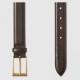 Fake Gucci belt with rectangular buckle brown 429028 Replica