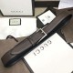 Fake Gucci belt with rectangular buckle brown 429028 Replica