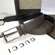 Fake Gucci belt with rectangular buckle brown 429028 Replica