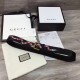 Replica Gucci belt with Kingsnake Black 434520
