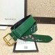 Fake Gucci belt with Kingsnake Green 434520 Replica
