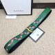 Fake Gucci belt with Kingsnake Green 434520 Replica