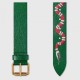 Fake Gucci belt with Kingsnake Green 434520 Replica