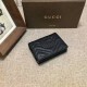 Replica Gucci GG Marmont card case in Black 443125 Replica Gucci GG Marmont card case in Black 443125