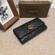 Replica Gucci GG Marmont continental wallet in Black 443436 Replica Gucci GG Marmont continental wallet in Black 443436
