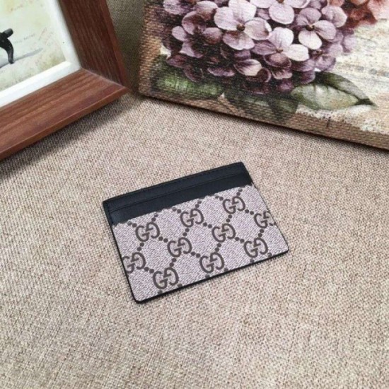 Fake Gucci Tiger print GG Supreme card case 451277 Replica Replica Gucci Tiger print GG Supreme card case 451277