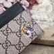 Fake Gucci Tiger print GG Supreme card case 451277 Replica Replica Gucci Tiger print GG Supreme card case 451277