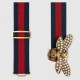 Fake Gucci Web belt with bee blue-red 453277 Replica Replica Gucci Web belt with bee blue-red 453277