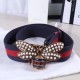 Fake Gucci Web belt with bee blue-red 453277 Replica Replica Gucci Web belt with bee blue-red 453277