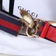 Fake Gucci Web belt with bee blue-red 453277 Replica Replica Gucci Web belt with bee blue-red 453277