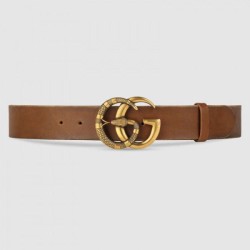 Replica Gucci belt with Double G buckle with snake cuir 458949