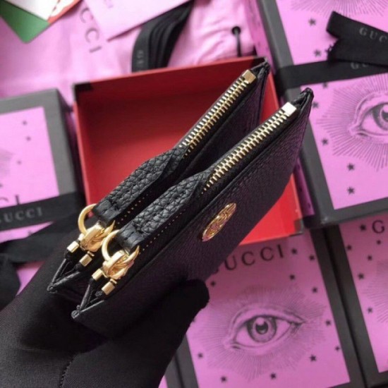 Replica Gucci GG Marmont wallet black 474747 Fake Gucci GG Marmont wallet black 474747 Replica