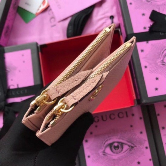 Replica Gucci GG Marmont wallet pink 474747