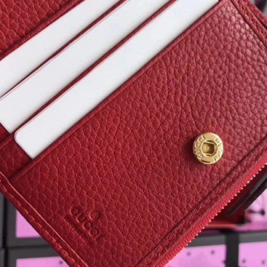 Fake Gucci GG Marmont wallet red 474747 Replica Replica Gucci GG Marmont wallet red 474747