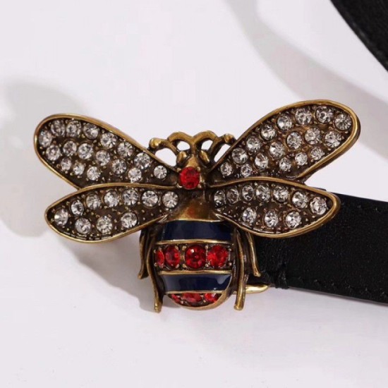 Replica Gucci Queen Margaret belt black 476452