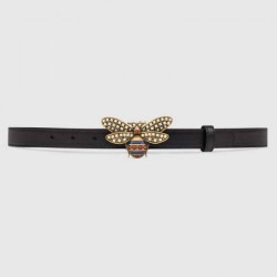Replica Gucci Queen Margaret belt black 476452