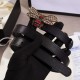 Replica Gucci Queen Margaret belt black 476452