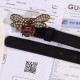 Replica Gucci Queen Margaret belt black 476452