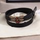 Replica Gucci Queen Margaret belt black 476452