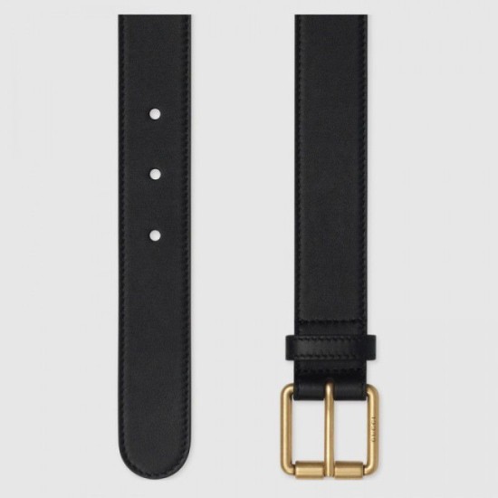 Replica Gucci belt with Horsebit black 488939 Fake Gucci belt with Horsebit black 488939 Replica