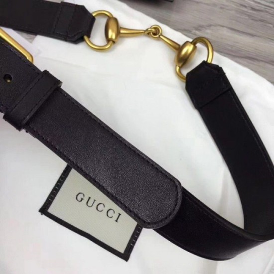 Replica Gucci belt with Horsebit black 488939 Fake Gucci belt with Horsebit black 488939 Replica