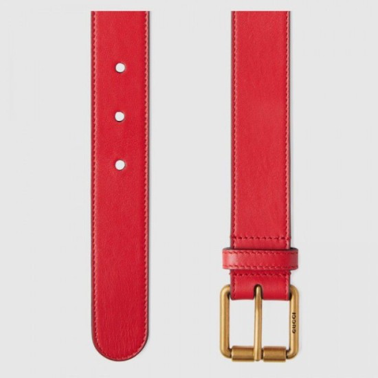 Fake Gucci belt with Horsebit red 488939 Replica Fake Gucci belt with Horsebit red 488939 Replica