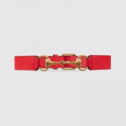 Fake Gucci belt with Horsebit red 488939 Replica