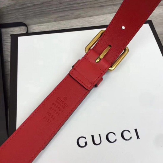 Fake Gucci belt with Horsebit red 488939 Replica Fake Gucci belt with Horsebit red 488939 Replica