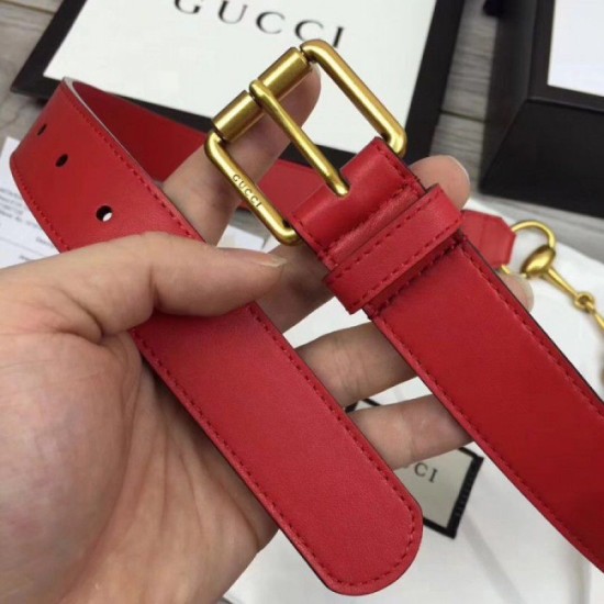 Fake Gucci belt with Horsebit red 488939 Replica Fake Gucci belt with Horsebit red 488939 Replica