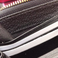 Fake Gucci Bee Star zip around wallet black 495062 Replica