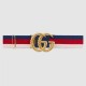 Replica Gucci Web elastic belt with torchon Double G buckle 524101 Fake Gucci Web elastic belt with torchon Double G buckle 524101 Replica