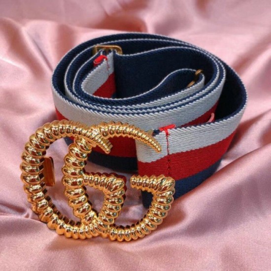 Replica Gucci Web elastic belt with torchon Double G buckle 524101 Fake Gucci Web elastic belt with torchon Double G buckle 524101 Replica