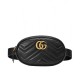 Replica Gucci GG Marmont Matelasse Leather Belt Bag 476434 Black Replica Gucci GG Marmont Matelasse Leather Belt Bag 476434 Black