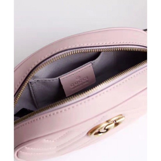 Replica Gucci GG Marmont Matelasse Leather Belt Bag 476434 Pink Fake Gucci GG Marmont Matelasse Leather Belt Bag 476434 Pink Replica