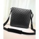 Replica Gucci Signature Leather Messenger 406408 Black Replica Gucci Signature Leather Messenger 406408 Black