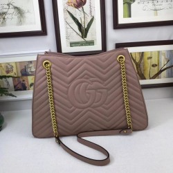 Replica Gucci GG Marmont Matelasse Shoulder Bag 453569 Nude 