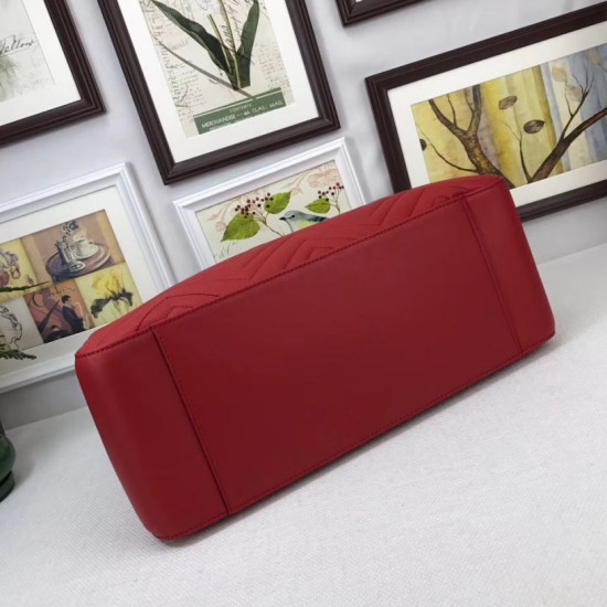 Replica Gucci GG Marmont Matelasse Shoulder Bag 453569 Red