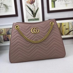 Replica Gucci GG Marmont Matelasse Shoulder Bag 453569 Nude 
