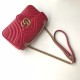 Replica Gucci GG Marmont Matelasse Mini Bag 443497 Red Fake Gucci GG Marmont Matelasse Mini Bag 443497 Red Replica