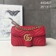 Replica Gucci GG Marmont Matelasse Mini Bag 443497 Red Fake Gucci GG Marmont Matelasse Mini Bag 443497 Red Replica
